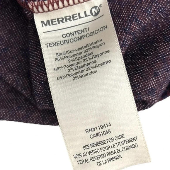 Merrell Women’s S Indira Cowl Neck  Long Sleeve‎ Pockets Geometric Sweater Dress - Picture 6 of 7